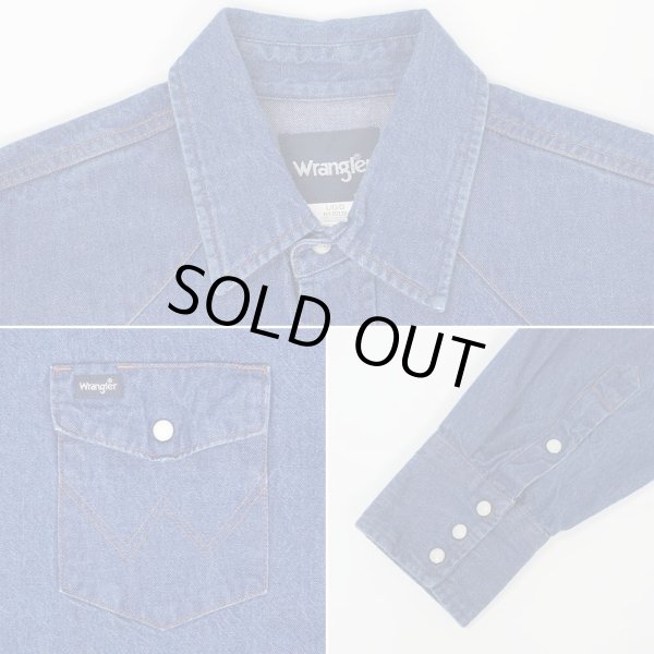 画像3: 00's Wrangler デニムウエスタンシャツ "MS70119" (3)