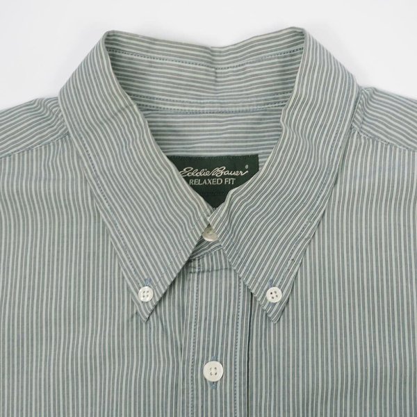 画像3: 00's Eddie Bauer S/S ボタンダウンシャツ (3)