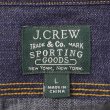 画像2: 00's J.CREW マチ付き デニムワークシャツ (2)