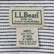 画像2: 00's L.L.Bean ヒッコリーストライプ柄 コットンワークシャツ (2)