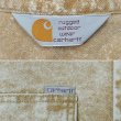 画像2: 90's Carhartt ブリーチ加工 ダックワークシャツ (2)