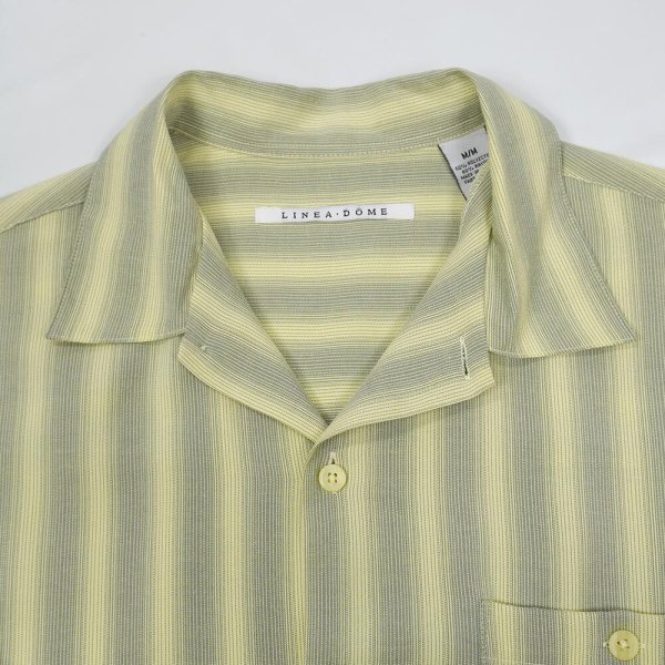 画像3: 90's LINEA DOME S/S レーヨンシャツ “Omble Stripe” (3)