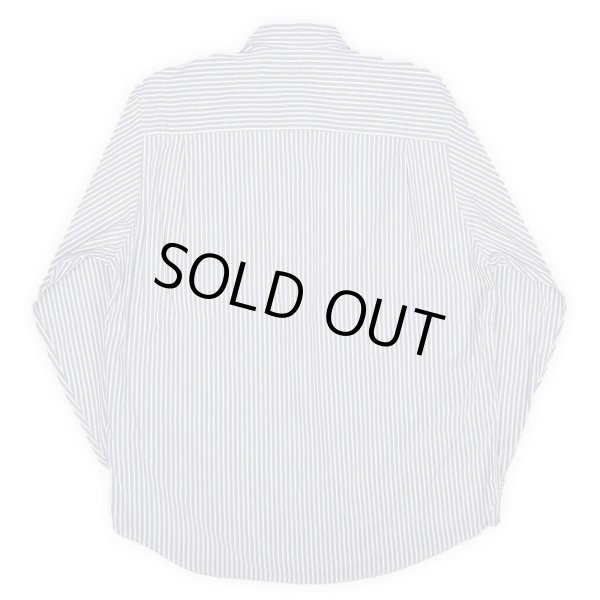 画像2: 90's Eddie Bauer ストライプ柄 ボタンダウンシャツ (2)