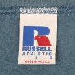 画像2: 90-00's RUSSELL 前V ブランクスウェット "SMOKE BLUE" (2)