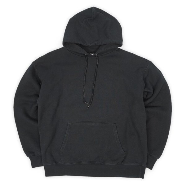 画像1: Early 00's Hanes ブランクスウェットパーカー "ULTIMATE COTTON / BLACK" (1)