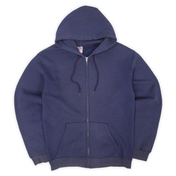 画像1: 80's SOFFE フルジップ スウェットパーカー "MADE IN USA / 2TONE" (1)