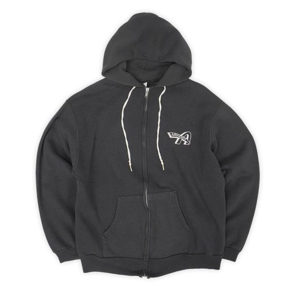 画像1: 80's Hanes フルジップ スウェットパーカー "MADE IN USA / BLACK" (1)