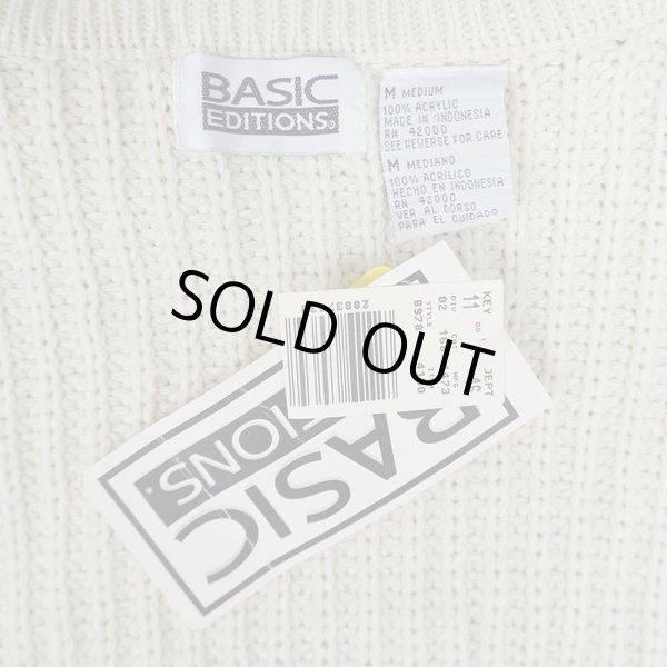 画像2: 90's BASIC EDITIONS アクリルニット "DEADSTOCK" (2)