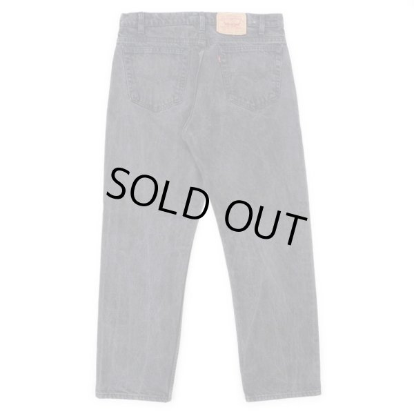 画像2: 80's Levi's 505 ブラックデニムパンツ "MADE IN USA / W36 L30" (2)