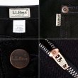 画像4: 00's L.L.Bean ブラックデニムパンツ “W35 L29 / DEADSTOCK” (4)