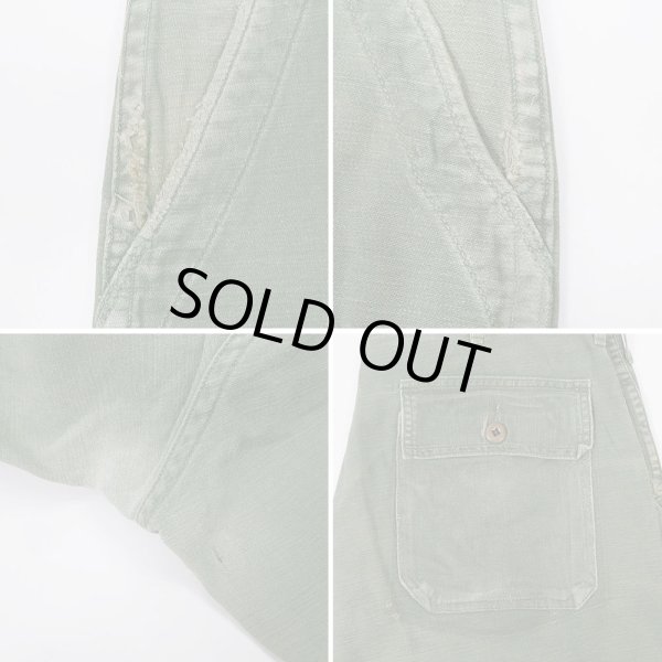 画像5: 70's US.ARMY コットンサテン ベイカーパンツ “AS-IS” (5)