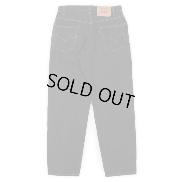 画像2: Late 90's Levi's 550 ブラックデニムパンツ "W31 L30" (2)