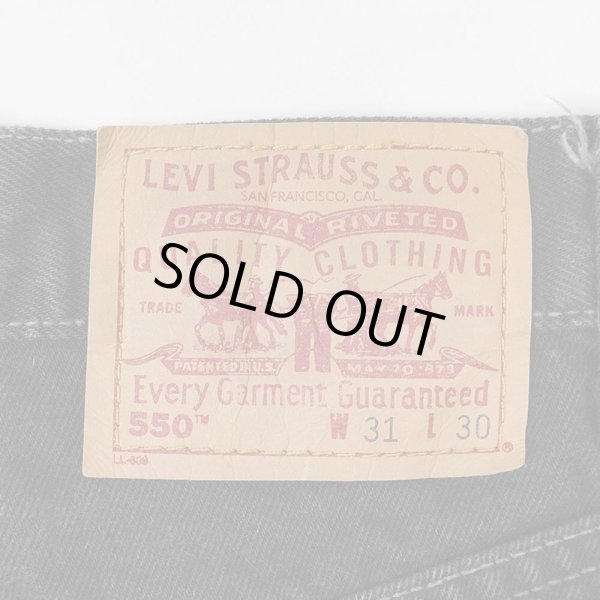 画像3: Late 90's Levi's 550 ブラックデニムパンツ "W31 L30" (3)