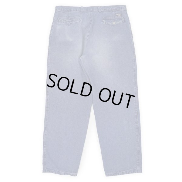 画像2: 80-90's DOCKERS 2タック デニムトラウザー "実寸W33 L29" (2)