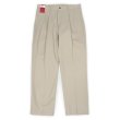 画像2: 00's Lee 2タック チノトラウザー "W32 L30 / LIGHT BEIGE / DEADSTOCK" (2)