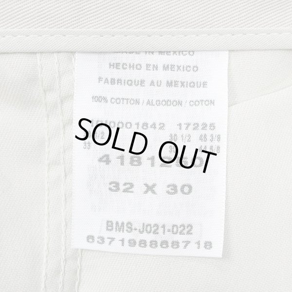 画像4: 00's Lee 2タック チノトラウザー "W32 L30 / LIGHT BEIGE / DEADSTOCK" (4)