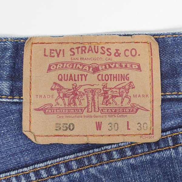 画像3: Early 00's Levi's 550 ブーツカット デニムパンツ "MADE IN AUSTRALIA / W30 L30" (3)