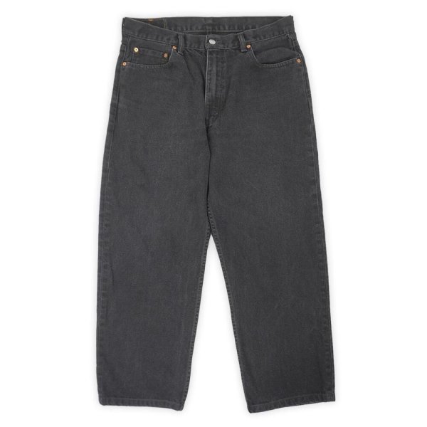 画像1: 00's Levi's 550 ブラックデニムパンツ "W36 L30" (1)
