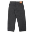 画像2: 00's Levi's 550 ブラックデニムパンツ "W36 L30" (2)