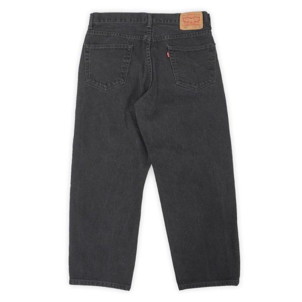 画像2: 00's Levi's 550 ブラックデニムパンツ "W36 L30" (2)