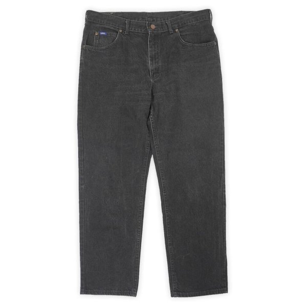 画像1: 90's Lee 205-5508 ブラックデニムパンツ "MADE IN USA / W36 L30" (1)