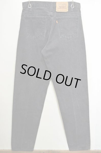画像2: 90-00's Levi's 550 ブラックデニムパンツ (2)