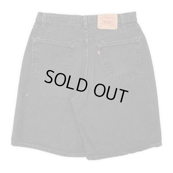 00's Levi's 550 ブラックデニムショーツ 00's Levi's 550 ブラックデニムショーツ