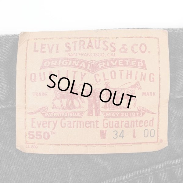 画像3: 00's Levi's 550 ブラックデニムショーツ "MADE IN USA" (3)