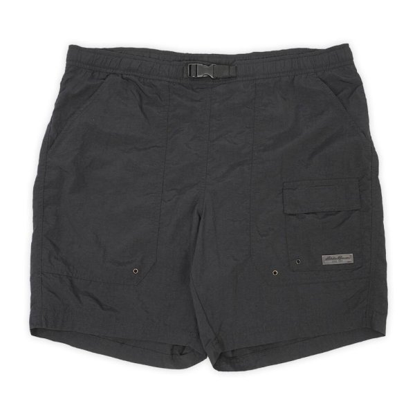 画像1: 90's Eddie Bauer ナイロンショーツ “BLACK” (1)
