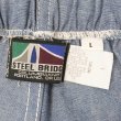 画像3: 90's STEEL BRIDGE ブルーシャンブレー ショーツ "MADE IN USA / DEADSTOCK" (3)