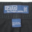 画像3: 90's Polo Ralph Lauren ノータック チノショーツ "BLACK / W30" (3)
