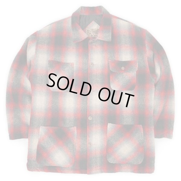 画像1: 90's URBAN EQUIPMENT オンブレチェック柄 ウールジャケット (1)