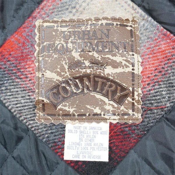 画像2: 90's URBAN EQUIPMENT オンブレチェック柄 ウールジャケット (2)
