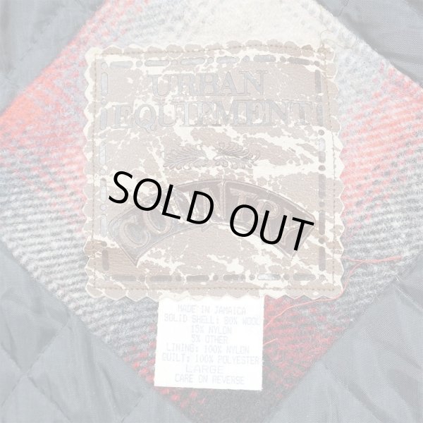 画像2: 90's URBAN EQUIPMENT オンブレチェック柄 ウールジャケット (2)