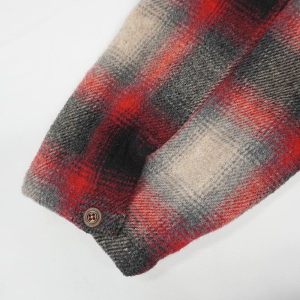 画像4: 90's URBAN EQUIPMENT オンブレチェック柄 ウールジャケット (4)