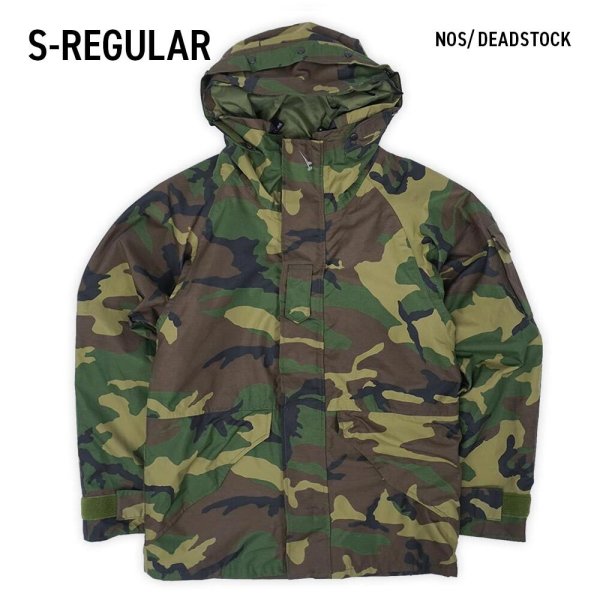 画像1: 【DEADSTOCK / SMALL-REGULAR】00's US.ARMY ECWCS ウッドランドカモ柄 GORE-TEX PARKA (1)