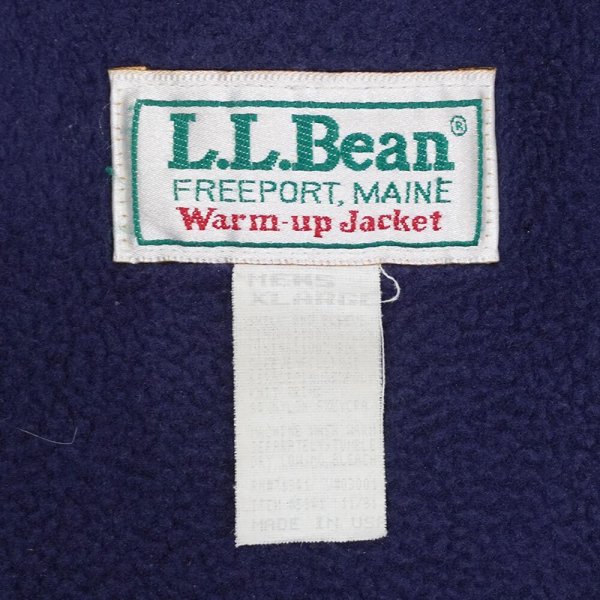 画像2: 80's L.L.Bean ウォームアップジャケット "MADE IN USA / CHACOAL GRAY" (2)