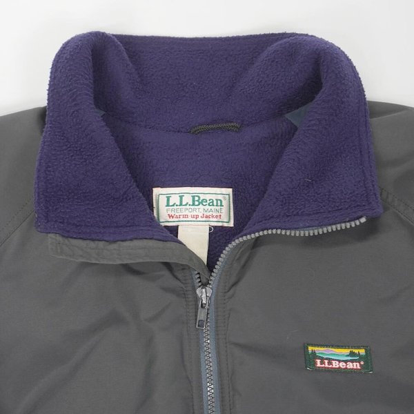画像3: 80's L.L.Bean ウォームアップジャケット "MADE IN USA / CHACOAL GRAY" (3)