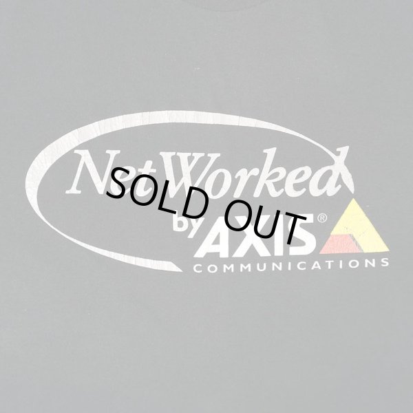 画像2: 90's AXIS ロゴプリントTシャツ "MADE IN USA" (2)