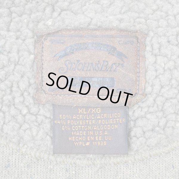 画像2: 90's ST JOHN'S BAY パイルフリース カットソー "MADE IN USA" (2)