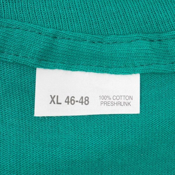画像2: 80's Fruit of the loom ポケットTシャツ "DEADSTOCK / EMERALD / MADE IN USA" (2)