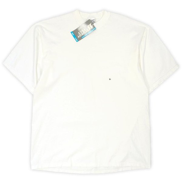 画像1: 90's Lee ブランクTシャツ "MADE IN USA / DEADSTOCK / WHITE" (1)