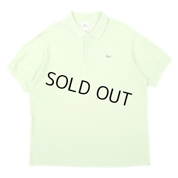 画像1: 00's LACOSTE ポロシャツ "DESIGNED IN FRANCE / LIGHT GREEN" (1)