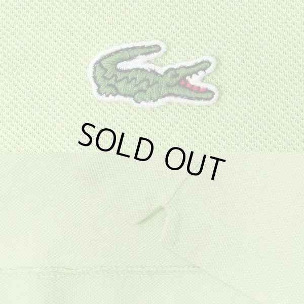 画像3: 00's LACOSTE ポロシャツ "DESIGNED IN FRANCE / LIGHT GREEN" (3)