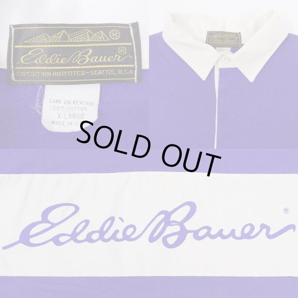 画像3: 80's Eddie Bauer ラガーシャツ "黒タグ / MADE IN USA" (3)