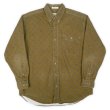 画像1: 90's Eddie Bauer 総柄 ボタンダウンシャツ "白タグ / Rufton Twill" (1)