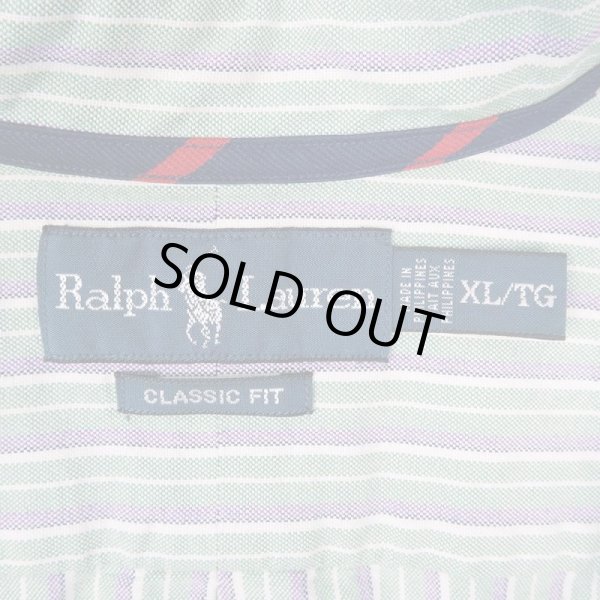 画像2: 00's Polo Ralph Lauren S/S ボタンダウンシャツ "CLASSIC FIT / マチ付き" (2)