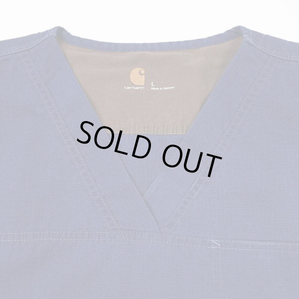 画像2: 00's Carhartt S/S スクラブシャツ (2)