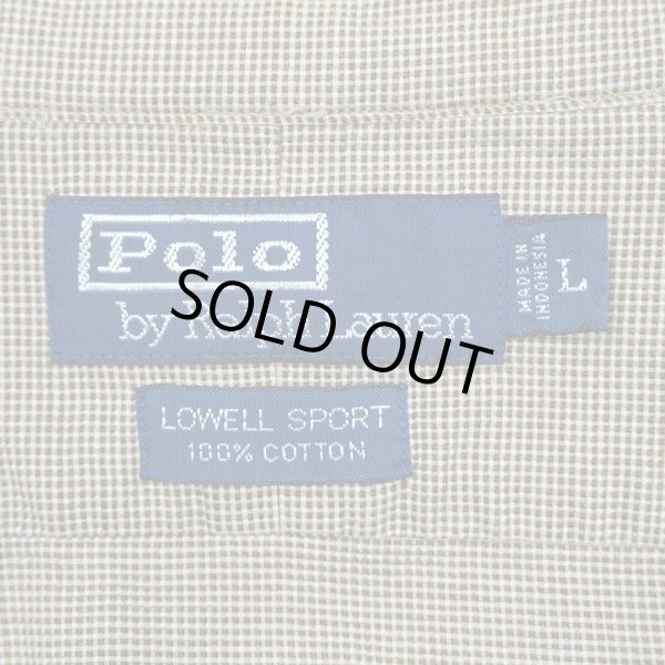画像2: 90's Polo Ralph Lauren レギュラーカラーシャツ "LOWELL SPORT" (2)