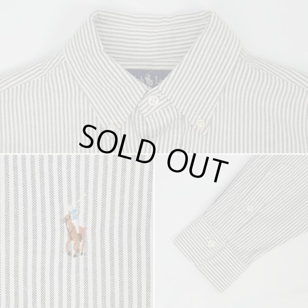 画像3: 90's Polo Ralph Lauren ストライプ柄 ボタンダウンシャツ (3)